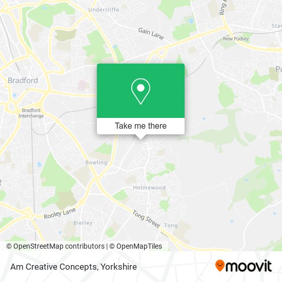 Am Creative Concepts map
