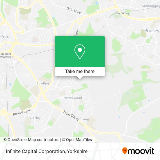 Infinite Capital Corporation map