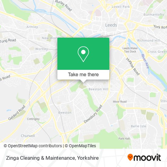 Zinga Cleaning & Maintenance map