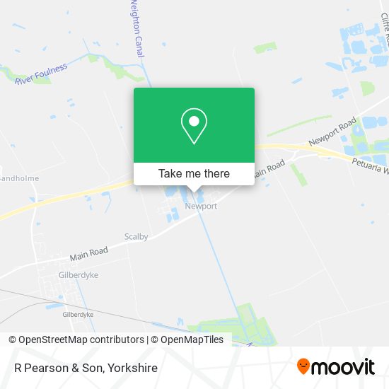 R Pearson & Son map