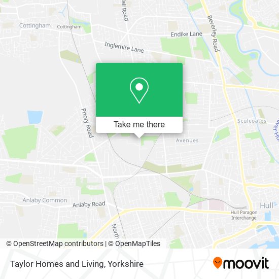 Taylor Homes and Living map