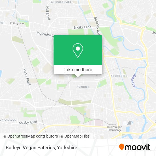 Barleys Vegan Eateries map