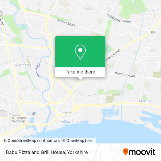 Babu Pizza and Grill House map