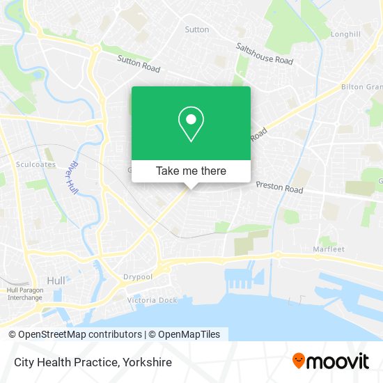 City Health Practice map