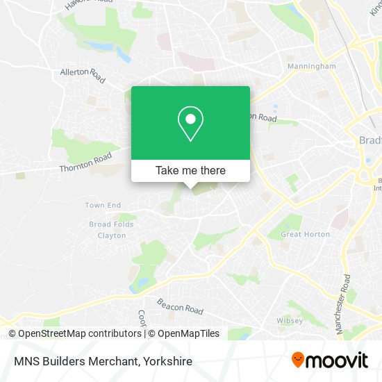 MNS Builders Merchant map