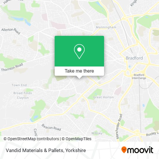 Vandid Materials & Pallets map