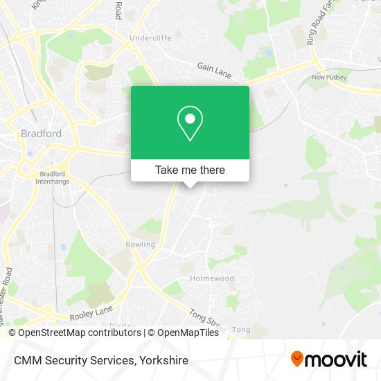 CMM Security Services map