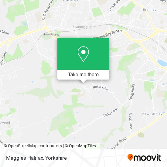 Maggies Halifax map