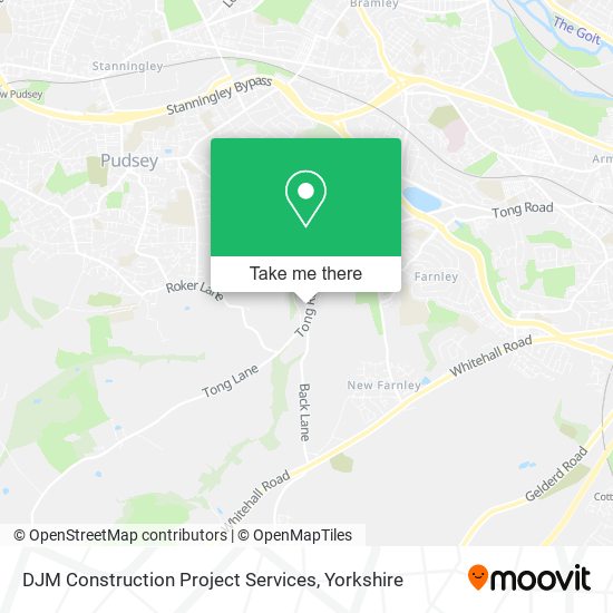 DJM Construction Project Services map