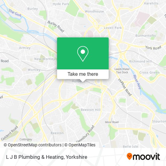 L J B Plumbing & Heating map