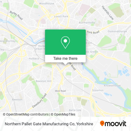 Northern Pallet Gate Manufacturing Co map