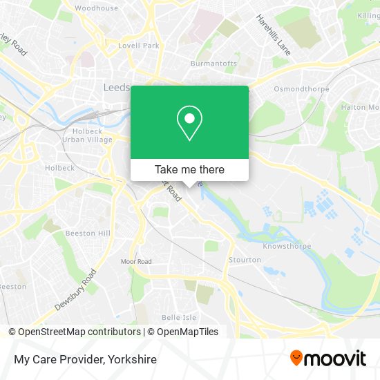 My Care Provider map