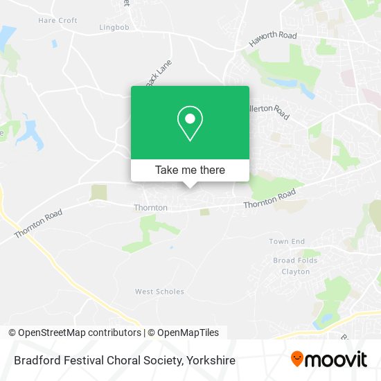 Bradford Festival Choral Society map