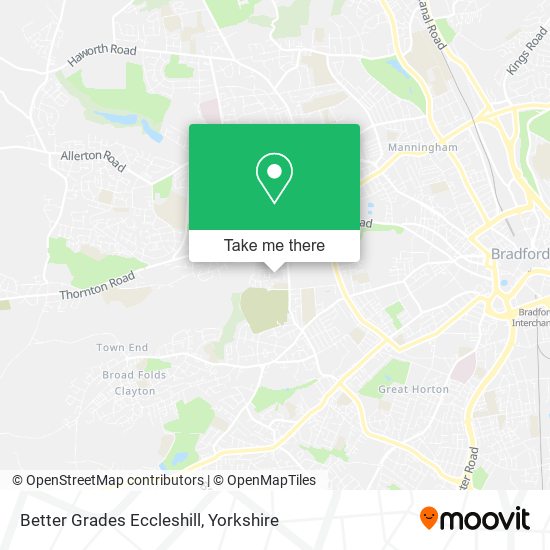 Better Grades Eccleshill map