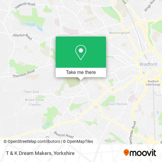 T & K Dream Makers map