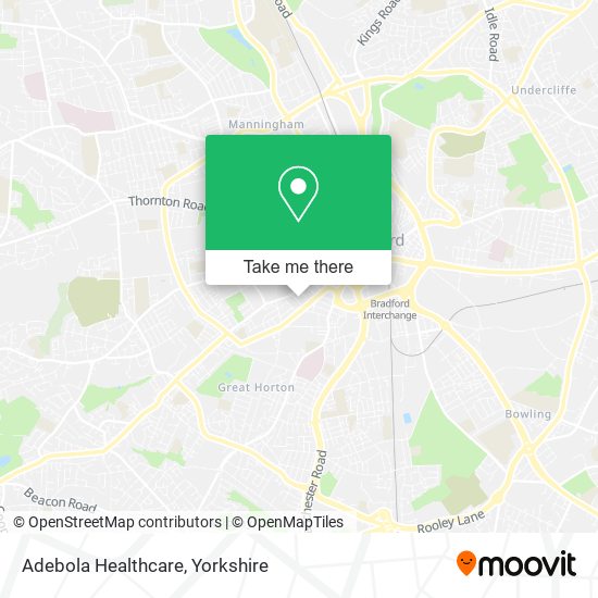 Adebola Healthcare map