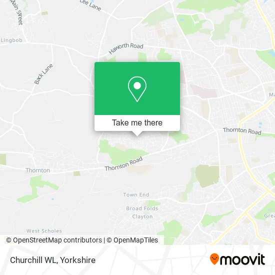 Churchill WL map