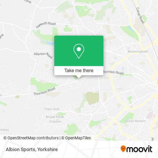 Albion Sports map