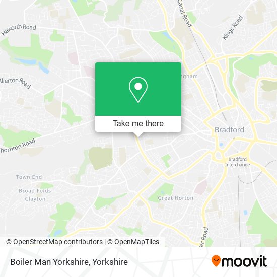 Boiler Man Yorkshire map