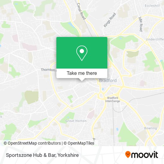 Sportszone Hub & Bar map