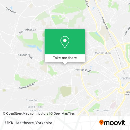 MKK Healthcare map