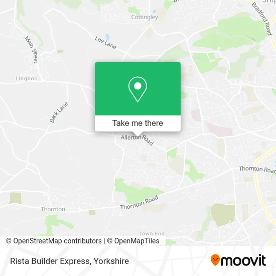 Rista Builder Express map