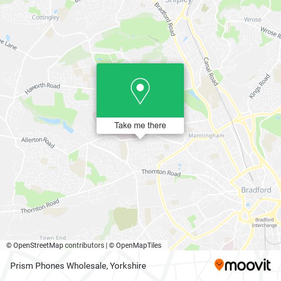 Prism Phones Wholesale map