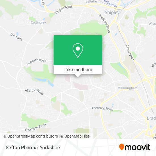 Sefton Pharma map