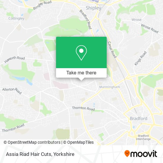 Assia Riad Hair Cuts map