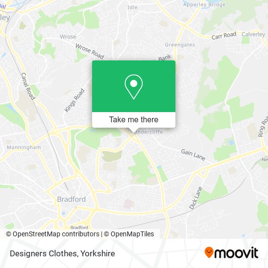 Designers Clothes map