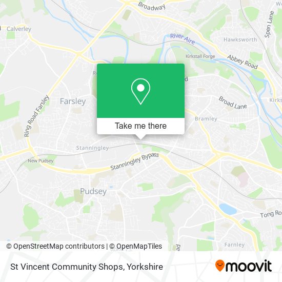 St Vincent Community Shops map