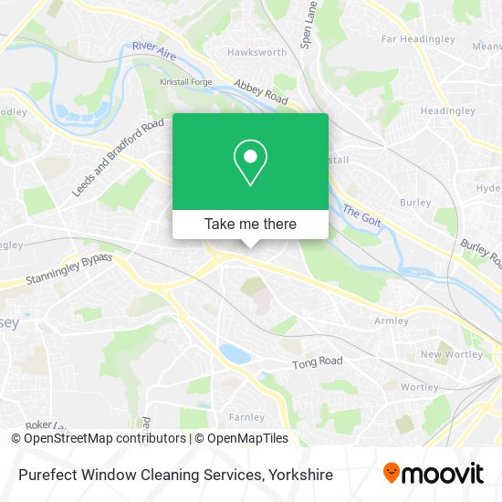 Purefect Window Cleaning Services map