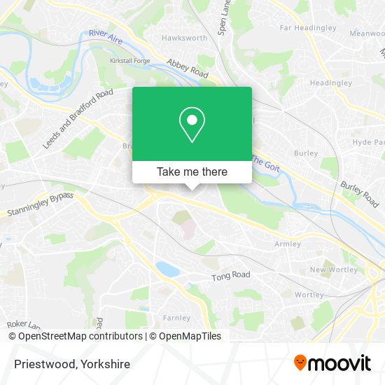 Priestwood map