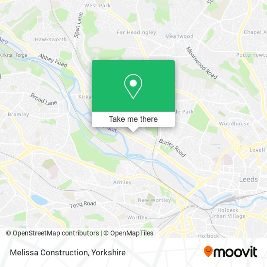 Melissa Construction map
