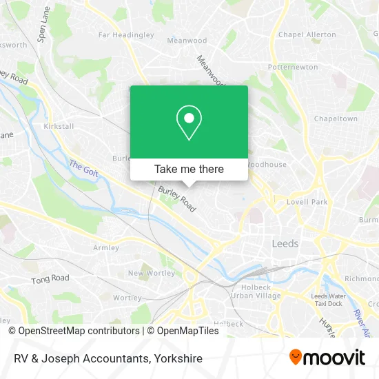 RV & Joseph Accountants map
