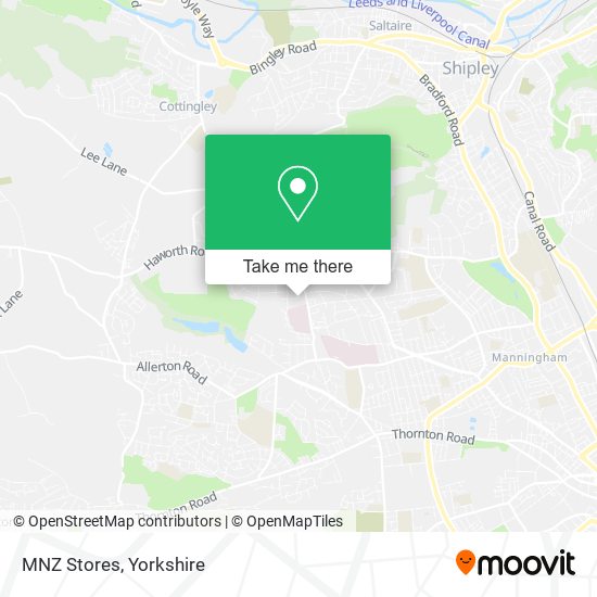 MNZ Stores map