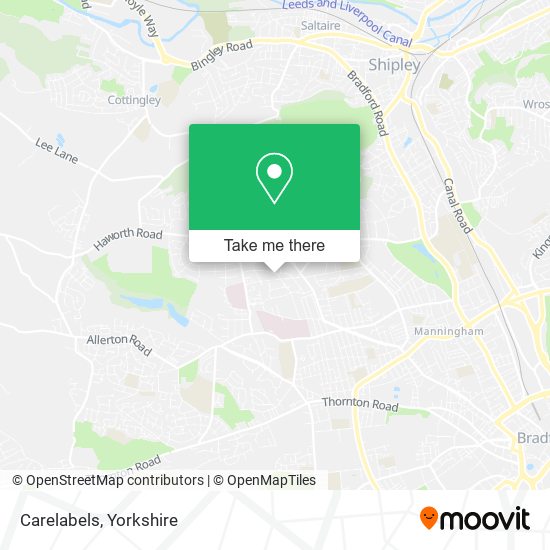 Carelabels map