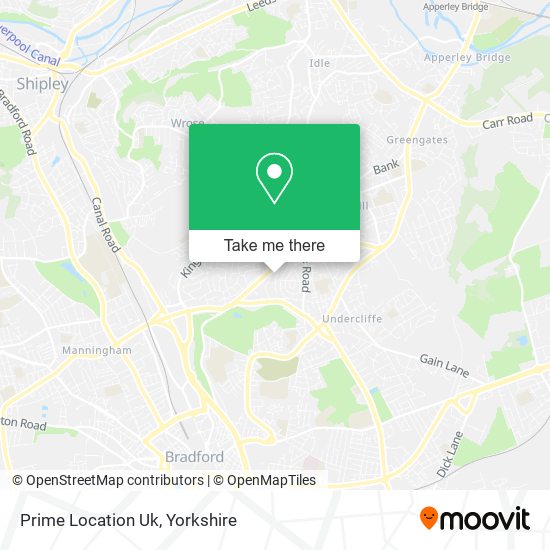 Prime Location Uk map