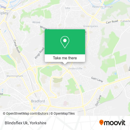 Blindsflex Uk map