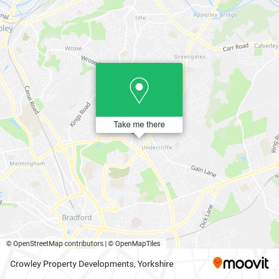 Crowley Property Developments map