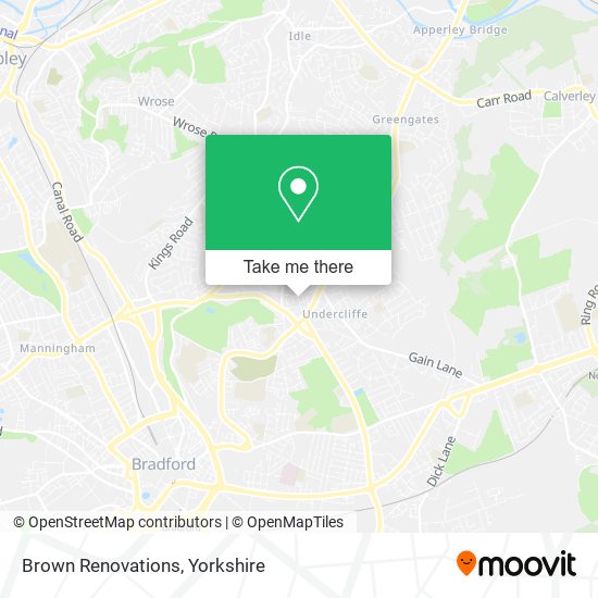 Brown Renovations map