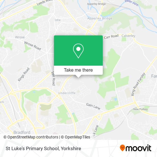 St Luke's Primary School map