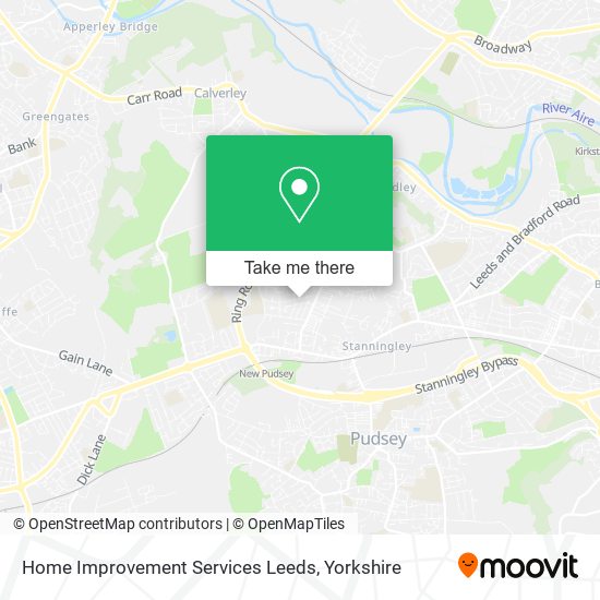 Home Improvement Services Leeds map