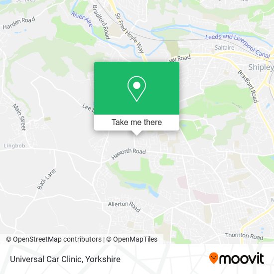 Universal Car Clinic map