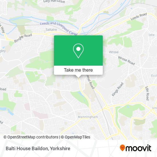 Balti House Baildon map