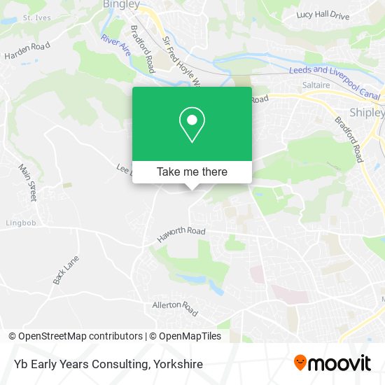 Yb Early Years Consulting map