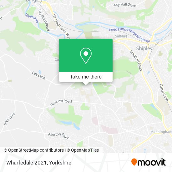 Wharfedale 2021 map