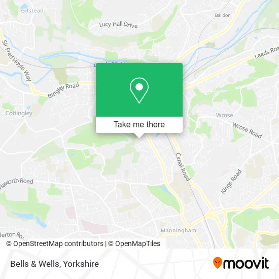 Bells & Wells map