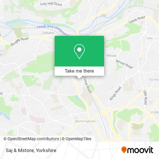Saj & Mstore map