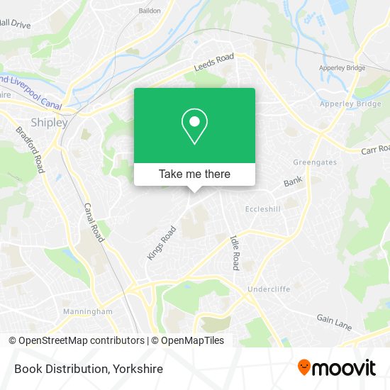 Book Distribution map